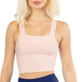 thumbnail image 3 of Kadi Women's Square Neckline Bra, Pearl Pink, Large, 3 of 5