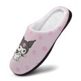 thumbnail image 3 of Womens Cozy Slippers Kuromi And My Melody Warm Soft Plush Slipper Slip-on House Shoes for Home Indoor Outdoor, 3 of 7
