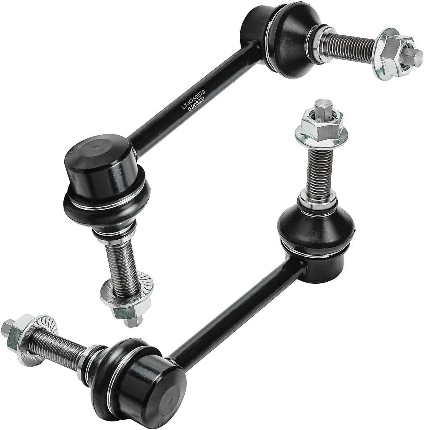 Detroit Axle - Front Upper Control Arms Ball Joints Sway Bar End Links Replacement for 2011-2015 Jeep Grand Cherokee Dodge Durango - 6pc Set