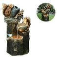 thumbnail image 3 of Estatua De Fuente De Agua De Ardilla De Resina Creativa Estatua De Jardín De Animales Fuente De Patio De Alta Para Decoración De Jardín De Paisaje Al Aire Libre Advancent HA014327-00, 3 of 6