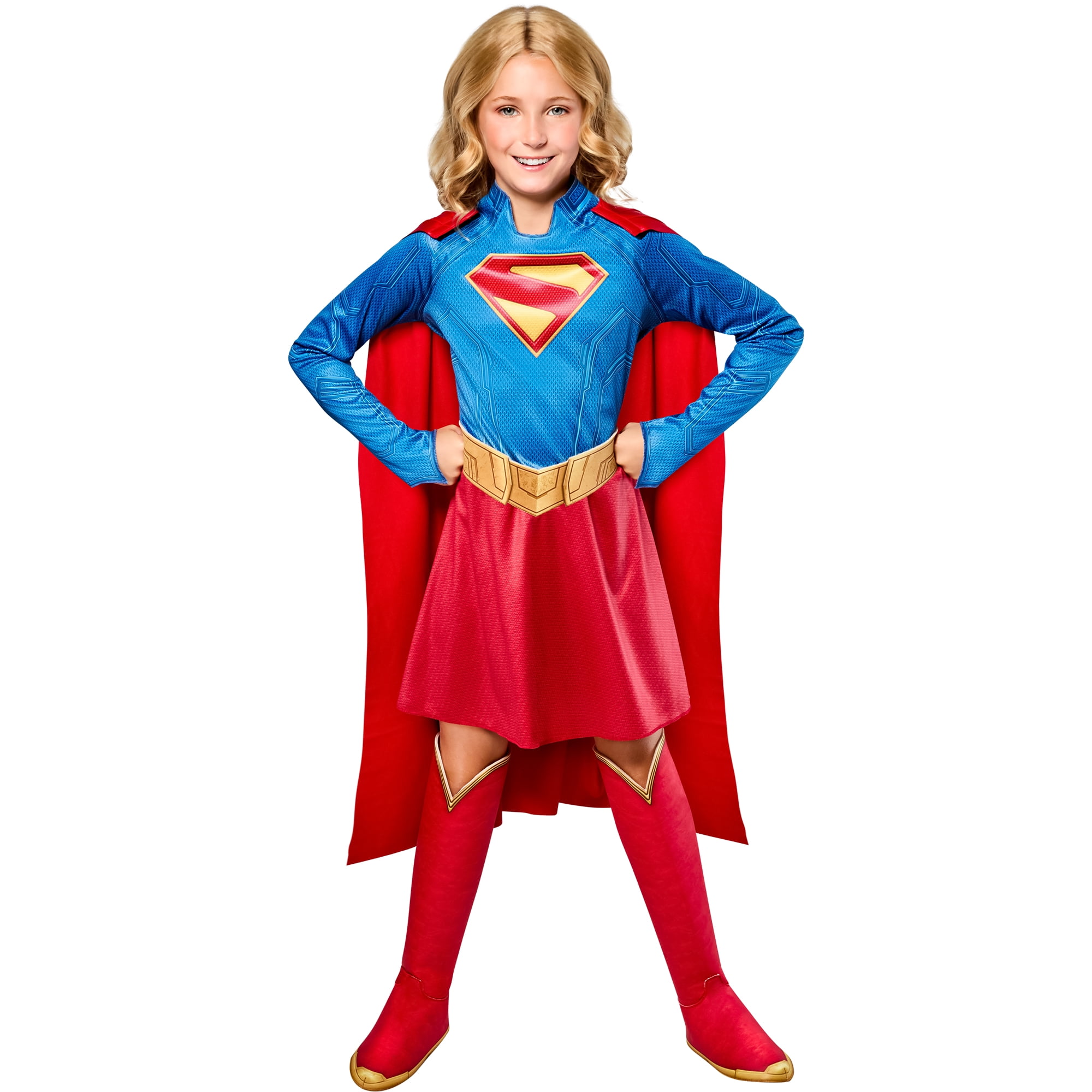 Rubies Déguisement Supergirl DC pour enfants, fille petite (taille 4-6)