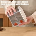 thumbnail image 3 of Cajas de almacenamiento de alimentos apilables, herméticas y resistentes a la humedad. Organizador de cocina multiusos. Contenedores sellados de 350 ml de capacidad por capa., 3 of 6
