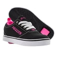 thumbnail image 4 of HEELYS Kids Pro 20 Wheeled Shoes Black White Pink Canvas Size 3 HE100760H, 4 of 4