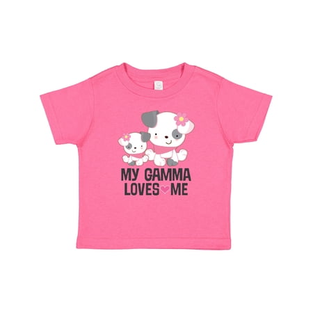 Inktastic My Gamma Loves Me Granddaughter Girls Baby T-Shirt