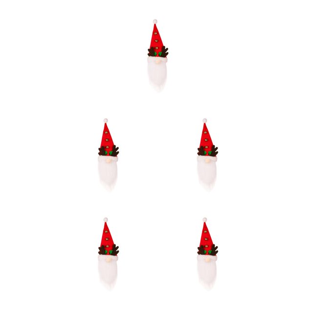 Inteprter Cubierta navideña para botella de vino, fiesta temática de vacaciones, atmósferas decorativas para el hogar, cocina, de Navidad, Type2 NO2