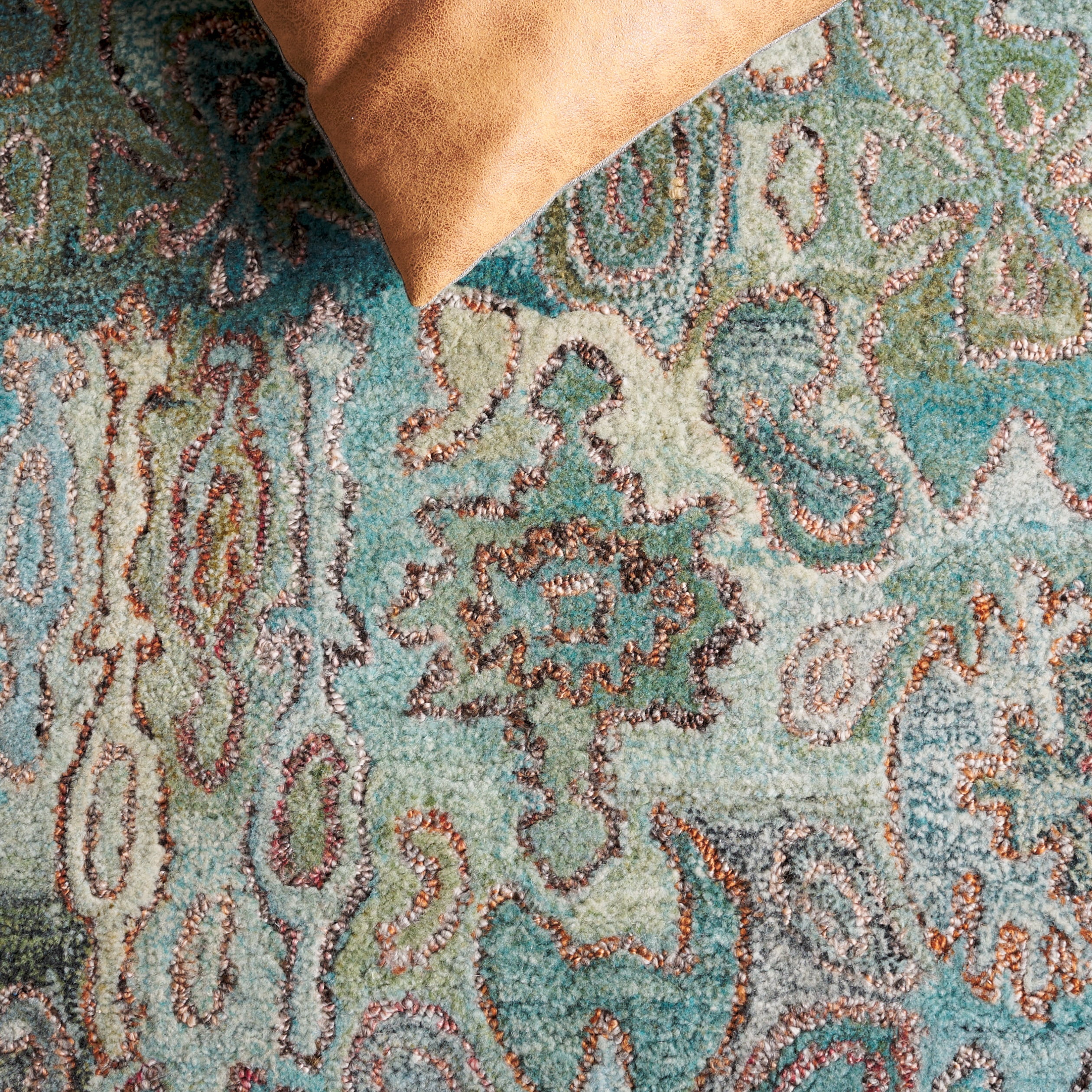 SAFAVIEH Anatolia Judy Abstract Area Rug, Teal/Green, 3' x 5'