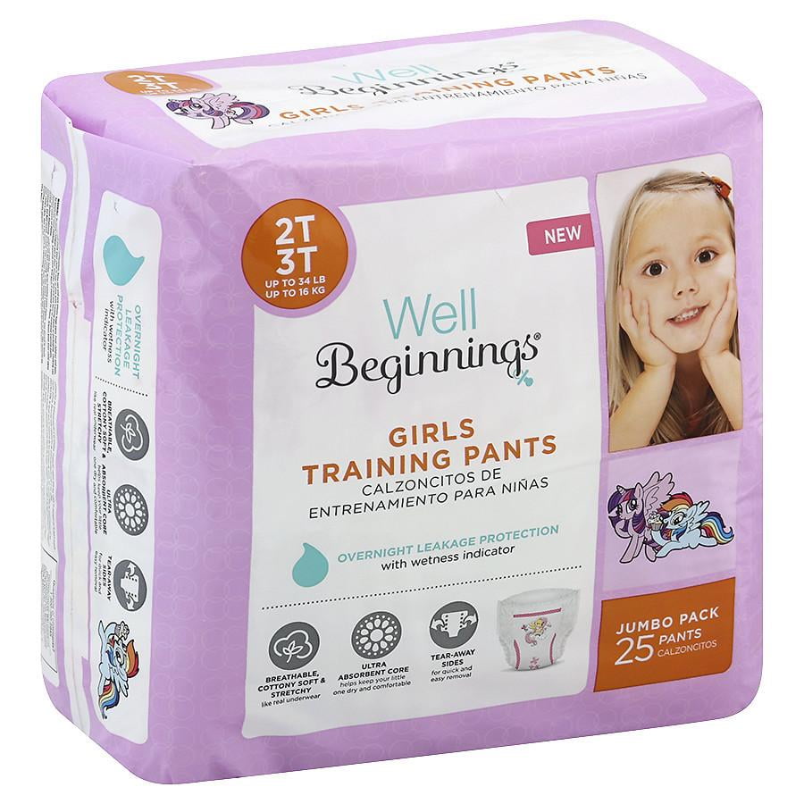 Well Beginnings Girls Training Pants 2T/3T25.0 ea(pack of 12)