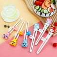 thumbnail image 4 of Palillos de práctica para bebés, lindos palillos de dibujos animados para niños, palillos de aprendizaje, entrenamiento de una o dos etapas, suplemento alimenticio, vajilla, 4 of 7