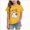 Girl Halloween T Shirts -A139-Yellow, variant on 7-8 Years Girl Halloween Short Sleeved Top Halloween T-Shirt Party Gift Spooky Season Daily Casual