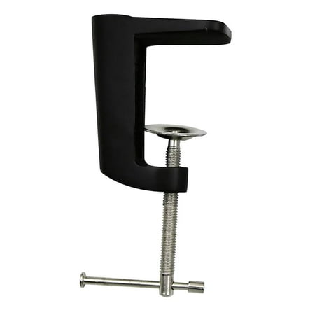 

Heavy Duty Metal Adjustable Arm Clamp Support Clamp Desktop Mount Holder Stand Black