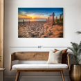 thumbnail image 3 of Elephant Stock North Carolina Beach Sunrise Wall Art - Horizontal Canvas Wall Art - Living Room Wall Decor - Beach Canvas - Beige And Brown Decor - 45" x 30", 3 of 8