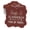 Brown, variant on Inkdotpot Hugs & Kisses From The Wedding Bottle Tag Real Silver Foil Favor Bracket Shape Hang Tags Pack Of 50