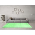 thumbnail image 3 of Ahgly Company Indoor Round Abstract Emerald Green Contemporary Area Rugs, 7' Round, 3 of 4