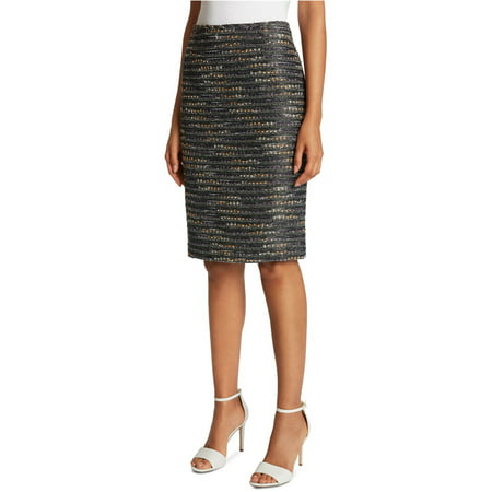 Tahari Womens Textured Pencil Skirt, Black, 6 | Walmart Canada