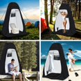 thumbnail image 6 of Pop-Up Shower Tent Portable Privacy Tent for Camping, Outdoor Bathroom Toilet Changing Dressing Room, Extra Tall Shelter for Hiking Beach Fishing Picnic, 6 of 7