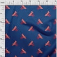 thumbnail image 2 of oneOone Cotton Silk Fabric Bird Block Print Fabric BTY 42 Inch Wide, 2 of 4