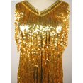 thumbnail image 3 of Robes de Danse Charleston Flapper à Franges à Sequins des Années 1920 Col en V Costumes_cadeau Spécial, 3 of 5