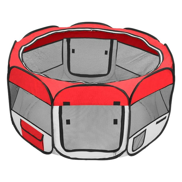 HOBBYZOO 57" Portable Foldable Pet Playpen Exercise Pen Kennel for