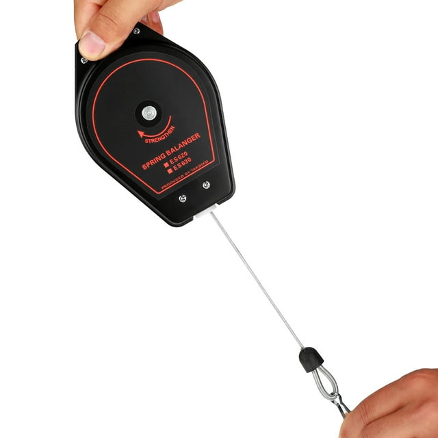 Équilibreur à Ressort Rétractable, Nouveau Support d'Outil Rétractable pour Équilibrage à Ressort Capacité 0.6-2.0kg