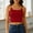 #432-Red, variant on Women's Adjustable Strap Camisole with Built-In Bra Pads, Solid Color, and Versatile Layering Style Gift