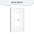 thumbnail image 4 of Cargadores Interruptores de luces Panel de interruptores de marco romano de cuero simple Panel de pared Interruptor de luz simple doble/tirador, 4 of 8