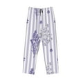thumbnail image 4 of Disketp Bouquet And Lavender Flowers Men'S Pajama Pants - Ultra Soft Fleece Sleep And Lounge Pants (Size: S-Xxl), 4 of 9
