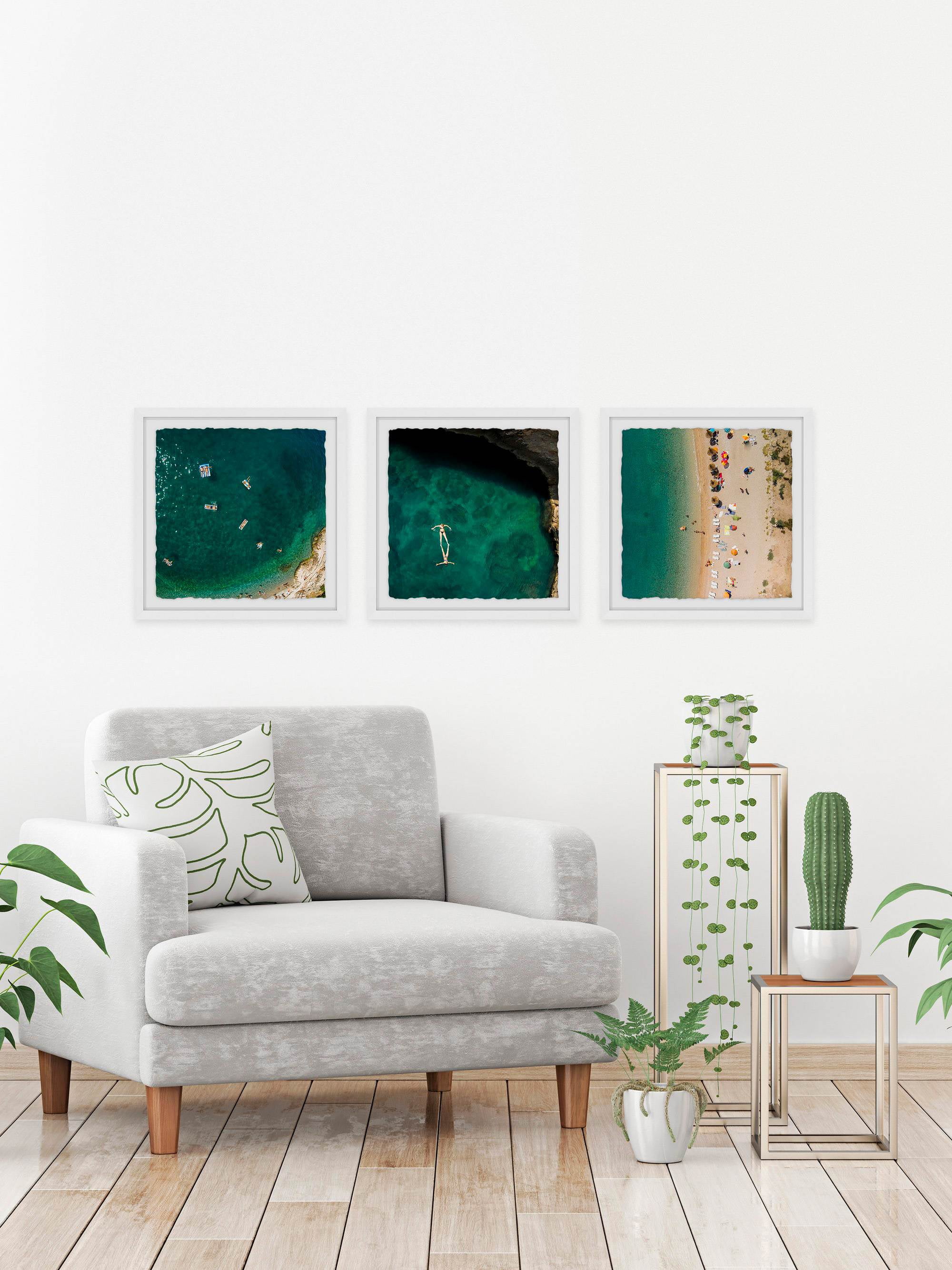 Self-Subsistent Ii Triptych, Art Prints, 96.00" x 1.50"