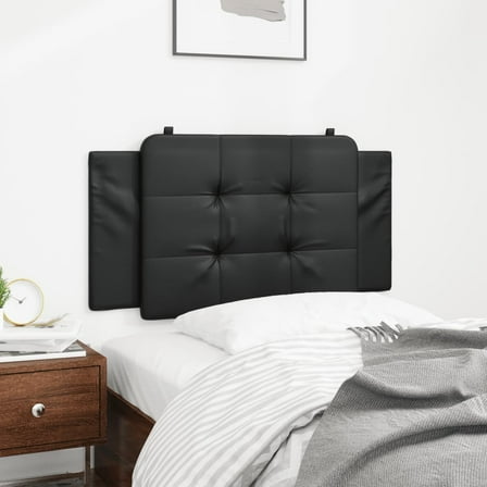 vidaXL Headboard Cushion Black