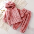 thumbnail image 2 of Odeerbi Child Baby Pajamas Sets Boys Girls Cute Sweater Warm Coat Clothing Flannel Home Suit, 2 of 3