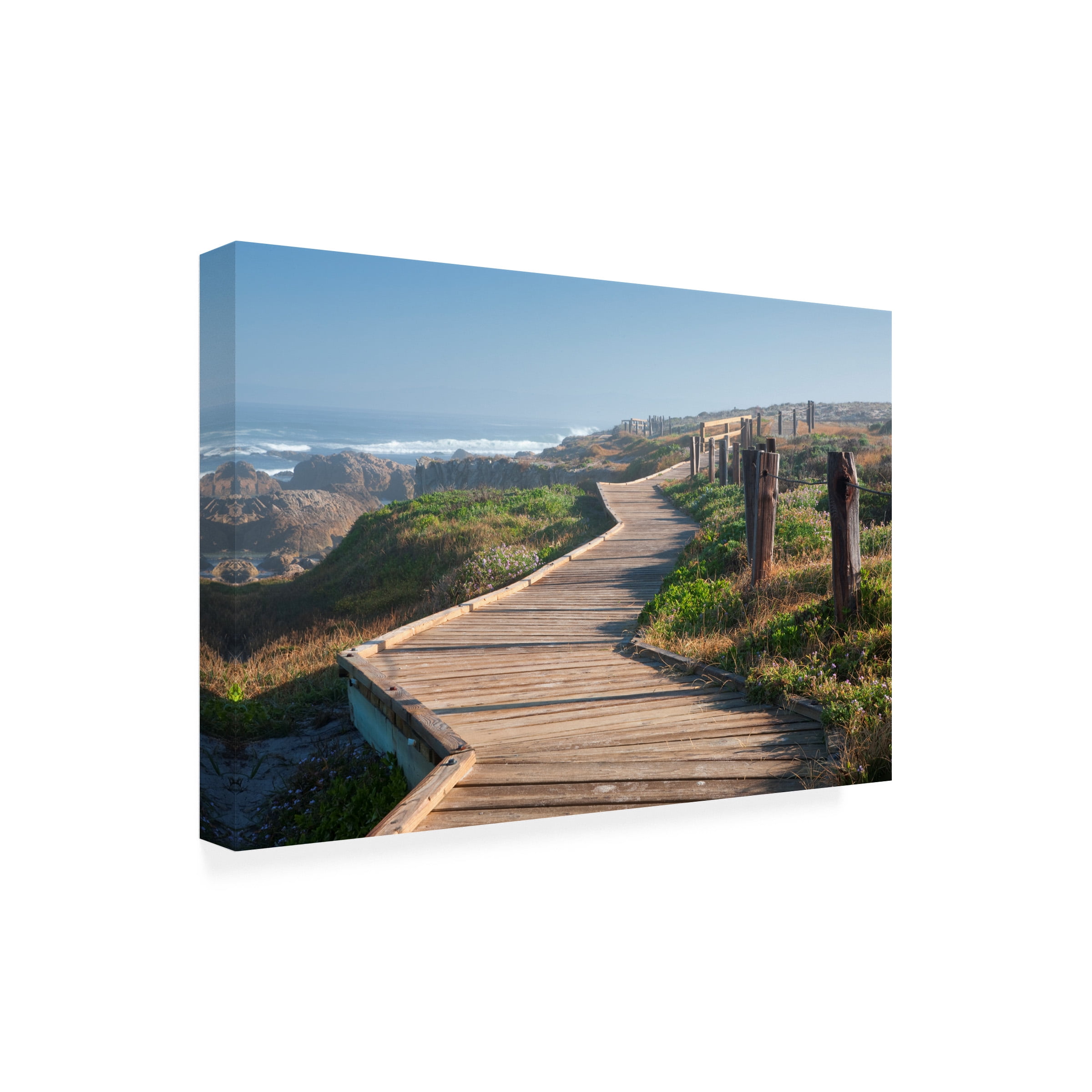 Dennis Frates 'Pier 3' Canvas Art