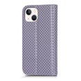 thumbnail image 6 of Luxury PU Leather Wallet For iPhone 13 Mini, Folio Premium Leather Phone Case with Kickstand Card Holder Magnetic Flip Shockproof Protective Cover for iPhone 13 Mini 5.4 inch, Purple, 6 of 7