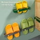 thumbnail image 2 of Yuarrent Estante para zapatillas, soporte para zapatos autoadhesivo de pared, organizador de almacenamiento para el hogar Juegos de accesorios de baño Verde, 2 of 6