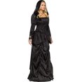 thumbnail image 3 of Wicked Evil Queen Robe Gothique Noire Costume Adulte Femme SM-MD 2-8, 3 of 3