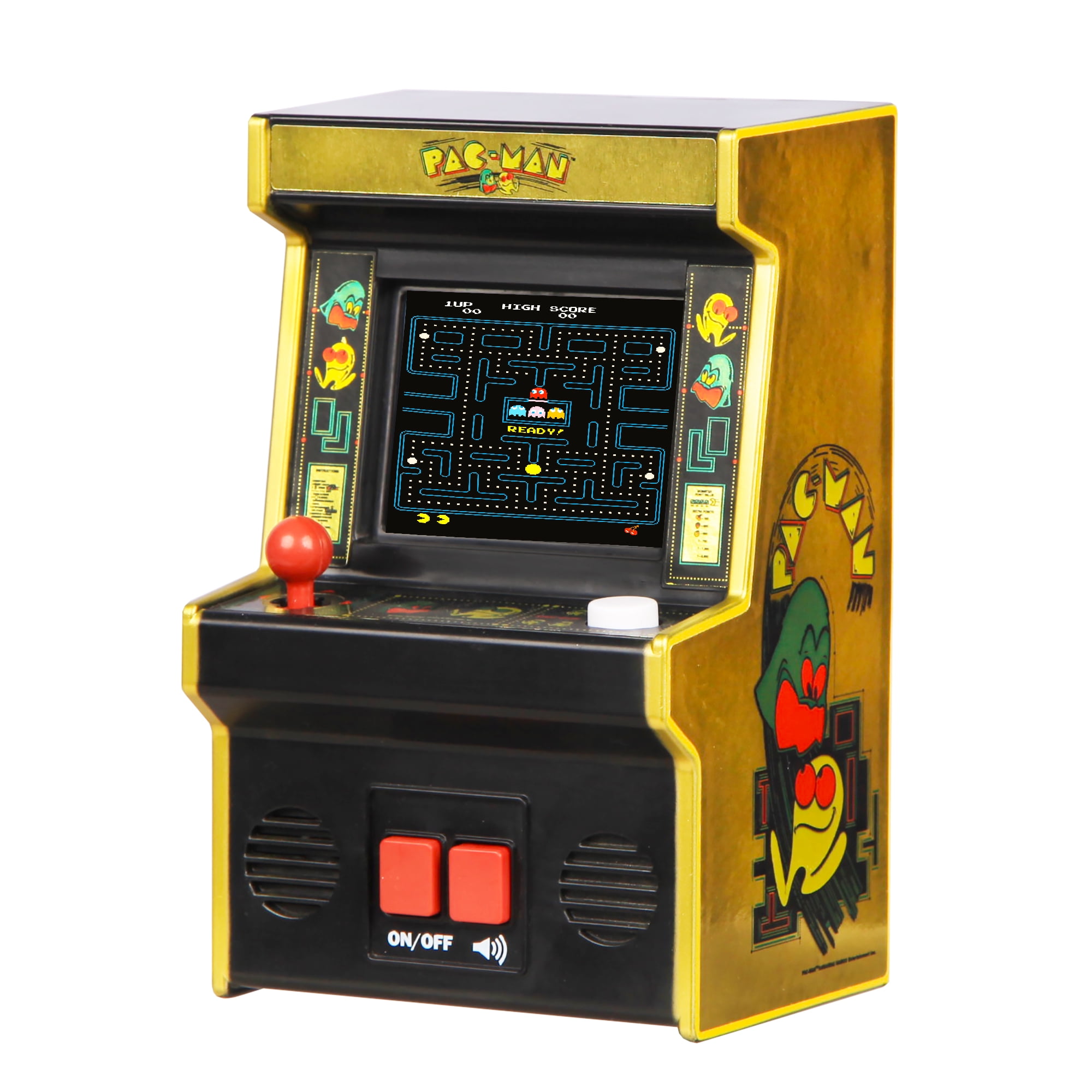 Basic Fun Arcade Classics Ms Pac-Man Retro Mini Arcade Game 