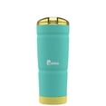 thumbnail image 4 of bubba Envy S Insulated Stainless-Steel Tumbler with Straw and Bumper, in Teal 24 Oz., Rubberized, 4 of 5