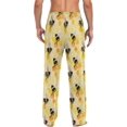 thumbnail image 2 of HPINK-T Mens Sleep Pajama Pants Set Bottoms Christmas Gingerbread Blue Fleece Lounge Sleepwear PJs XXL, 2 of 12