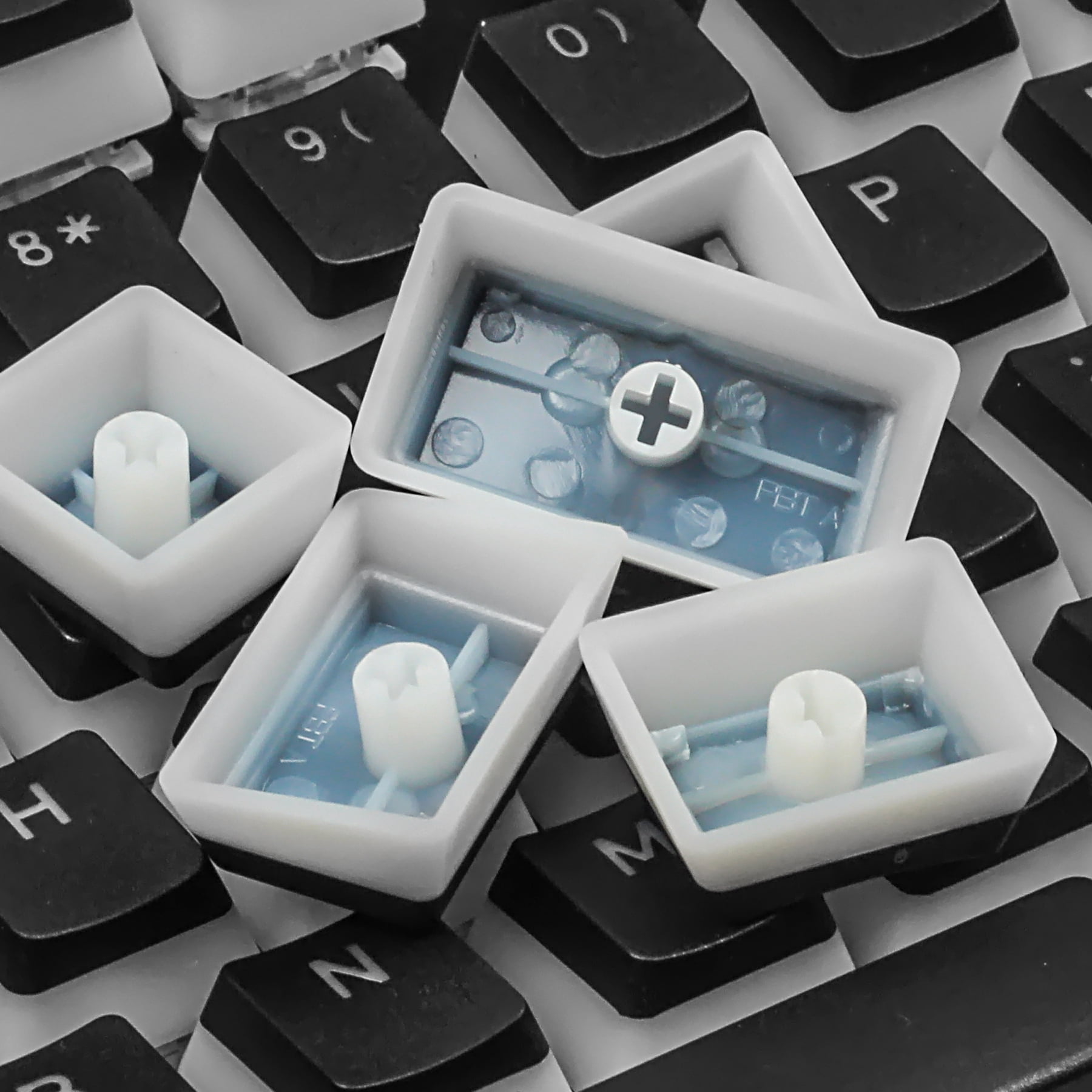 Hyssop Pudding Keycaps PBT Keyset Doubleshot Backlit OEM Profile Cherry MX for 61 68 84 87 104 108 MX Switches Mechanical Keyboards
