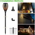 thumbnail image 3 of Outdoor Solar Lamp, Solar Torch Light 96LED Lamp, Outdoor Solar Flame Light, Outdoor Solar Garden Lamp IP65 Waterproof, Outdoor Solar Flame Garden Lam, 3 of 5