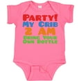 thumbnail image 3 of Inktastic Party at My Crib Boys or Girls Baby Bodysuit, 3 of 5