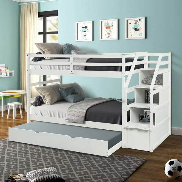 Twin Bunk Bed Kids Multifunctional, Perfect Home Bunk Beds
