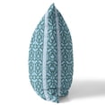 thumbnail image 3 of Amrita Sen Suede Zippered Pillow With Blue And Brown CAPL274FSDS-ZP-18x18, 3 of 4
