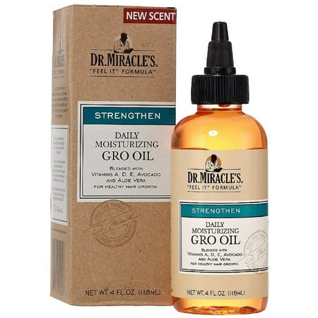 Dr. Miracle's Strengthen Daily Moisturizing Gro Oil 4 oz (Pack of