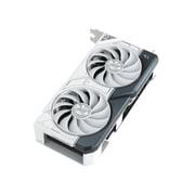 ASUS Dual GeForce RTX 4060 Ti White Edition 8GB GDDR6 (PCIe 4.0, 8GB GDDR6, DLSS 3, HDMI 2.1, DisplayPort 1.4a, Axial-tech fan design, 0dB technology) DUAL-RTX4060TI-8G-WHITE