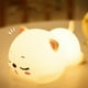 thumbnail image 1 of Luz de noche de gato para niños, linda luz de noche de bebé de silicona que cambia de sensor táctil, lámpara LED portátil recargable para Sensor tactil Yinane Luz de noche, 1 of 8