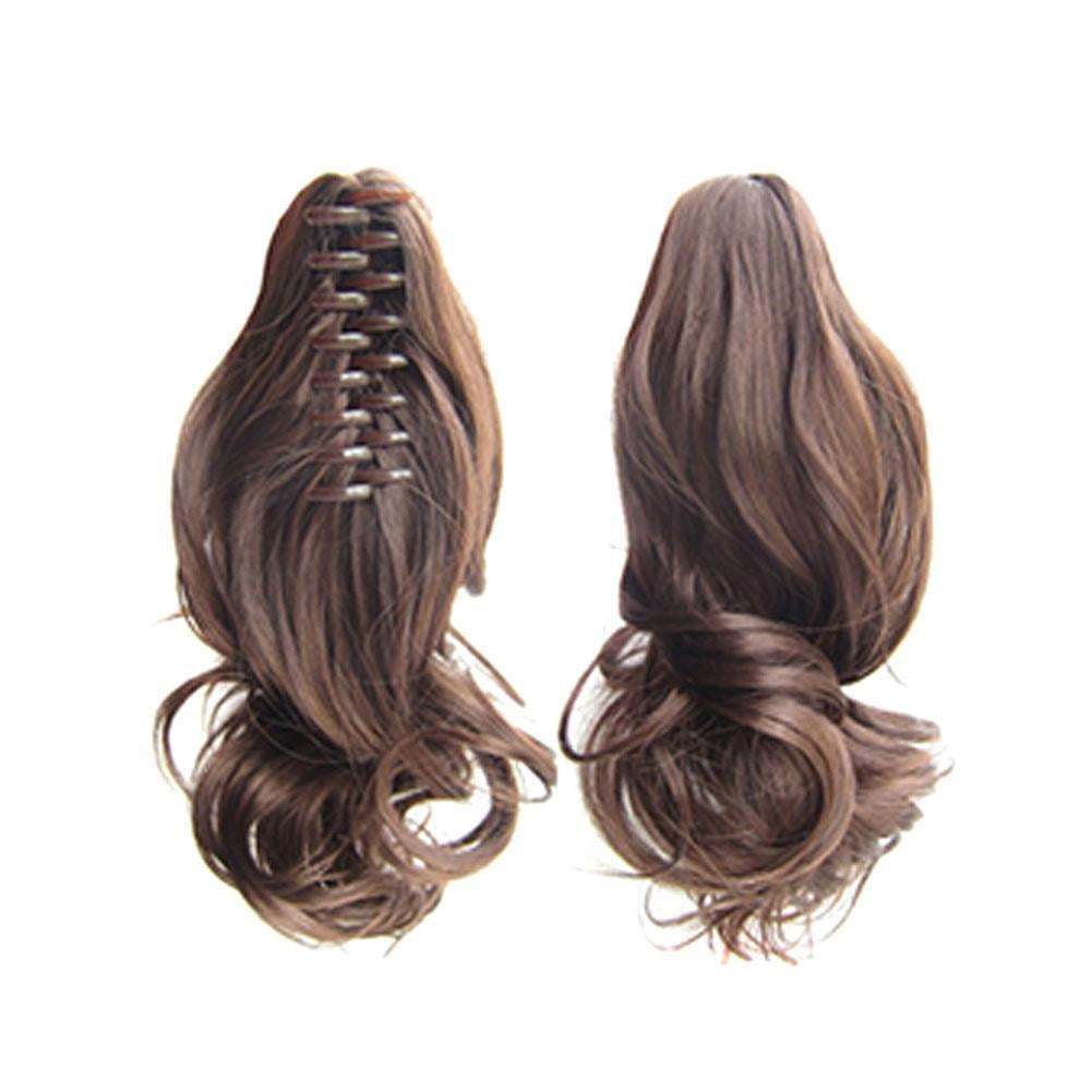 Claw Clip On Ponytail Thick Clip In Pony Tail Hair Extension As Human Piece
