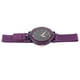thumbnail image 4 of Reloj de pulsera con correa de silicona para mujer con esfera redonda de cuarzo y aleación informal (púrpura), 4 of 6