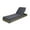 Sandblast Gray+Dark Grey, variant on GDF Studio Outdoor Adjustable Acacia Wood Chaise Lounge with Gray Cushion, Set of 2