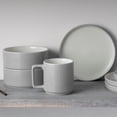 thumbnail image 7 of Noritake ColorTex Stone Grey 16-Piece Dinnerware Set, 7 of 7