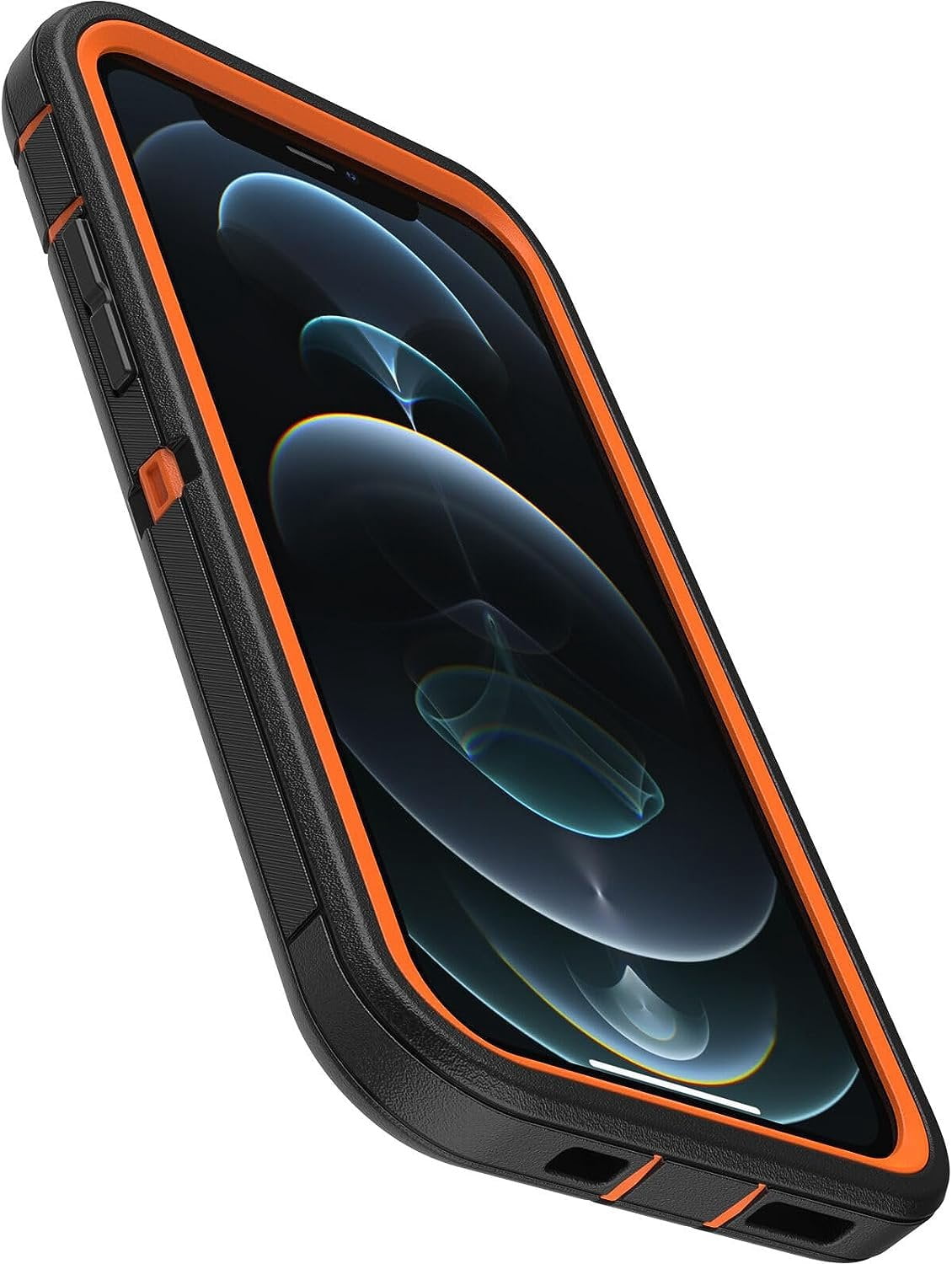 OtterBox Defender Series Case for iPhone 12 & iPhone 12 Pro Only - Holster Clip Included - Microbial Defense Protection - Non-Retail Packaging - Realtree Blaze Edge Camo