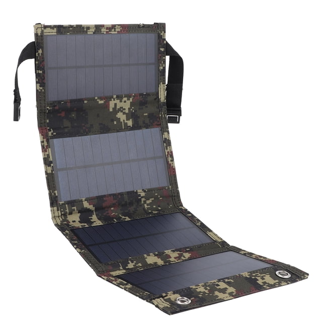 Banco De Energía Solar, Panel Solar Portátil Impermeable, USB Para Teléfono Celular RV Coche